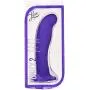 6" Platinum Silicone Dildo - G Spot Stimulating Curved Dong - Suction Cup Harness Compatible - Sex Toy for Women - Sex Toy for Adults (Purple)