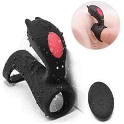 Sílí-cóne Male Pénîs-Rîńgs Products for Men,Game Remote Massager Rechargeable