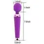 XIKEZAN 10 Speed Powerful Vibrator Electric Wand Massager Adult Sex Toys + Free VWTECH Lubricant ( Pink )