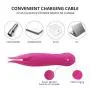 Electric Wand Massager Powerful Vibrating Cordless Handheld Personal Massager for Women and Men Rechargeable 11 Modes