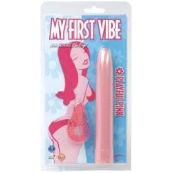 My First Vibe with Bonus Vibe Ring, Playful Pink