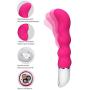 Sexy Slave Bendie Jessica Waterproof Flexible 10 Modes Silicone G Spot Vibrator, Clitoral Stimulator, Vibrant Toy, Pink