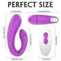 Clitoral G-spot Couples Vibrator, Wireless Remote Anal Vagina Stimulator with 9 Powerful Vibrations, Rechargeable Waterproof Nipple Massager Adult Sex Toy for Women Solo Play or Couples Fun Clitoral G-spot Couples Vibrator, Wireless Remote Anal Vagina Stimulator with 9 Powerful Vibrations, Rechargeable Waterproof Nipple Massager Adult Sex Toy for Women Solo Play or Couples Fun