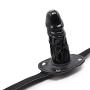 NewMaxer Lockable Realistic Penis Gag Mouth Gag Adjustable Strap SM Dildo Gag (Short)
