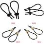 Gloryelenxs 1 Pair Silicone Electric Shock Time Delay Penis Rings Adjustable Cock Ring Men Sex Toys Accessories