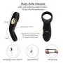 USB Waterproof Charging Flirting Tongue Vibration Ring Band Vibration Shaking Tongue Clock Ring for Men USB Waterproof Charging Flirting Tongue Vibration Ring Band Vibration Shaking Tongue Clock Ring for Men