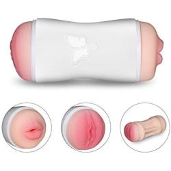 Sex Dolls for Men Lifelike Vibration Masturbation Cup,2 Hole Realistic Male Masturbation Device …