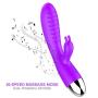 30-Speed Quiet Soft Wireless Waterproof Cordless Dual Motor USB Rechargable Pleasure Víbràtòr Vi-bration Food Grade Silicone Material Whisper Handheld (Color:Purple)