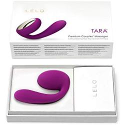 LELO Tara Luxury Rotating and Vibrating Couples Massager, Waterproof, Deep Rose