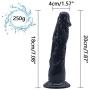 Huge Size Péggîng Stráp ôn G SpõT Realistic ?-?-?-?`Õ Lifelike Massager Only Sold by CFKTY (Black)