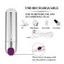 Mini Bullet Vibrator Rechargeable Powerful 10 Speeds G-Spot Clitoral Stimulation Vibrator for Women, Waterproof Clitoris Vagina Stimulator Adult Sex Toys for Couples