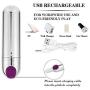 Bullet Vagina Stimulator Massager Mini Adult Massager with USB Rechargeable Waterproof Dildo Vibrator Adult Sex Toys for Women Couple