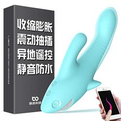 Batyuery Female Smart Shark Vibrator Adult Soft G Sport Stimulation 8 Frequency Vibration Personal Wand Massager for Therapeutic Muscle Aches and Sports Recovery Travel
