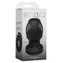 Doc Johnson Platinum Premium Silicone - The Stretch - Hollow Butt Plug - Large - Black
