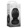 Doc Johnson Platinum Premium Silicone - The Stretch - Hollow Butt Plug - Large - Black