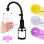 Male Enlarge Massager Pump,YUECHAO Penis Pump Penis Enlargement Vacuum Pump for Extended Erection Larger Girth Prolonged Fun Waterproof Sex Toy Penis Enlarger with 3 Penis Ring