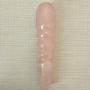 7 inches Rose Quartz Crystal Massage Wand Spiral Shape Yoni Pleasure Wand