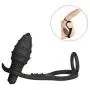 Sexbaby Anal Plug 10 Speed Vibrator Prostate Massager for Male Vibrating Anal Play with 2 Erection Enhancing Cock Ring Adult Sex Toy for Male Masturbation Sexbaby Anal Plug 10 Speed Vibrator Prostate Massager for Male Vibrating Anal Play with 2 Erection Enhancing Cock Ring Adult Sex Toy for Male Masturbation