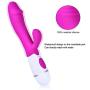 UTIMI Vibrating G Spot Rabbit Vibrator Upgraded Silicone 10 Speed Vibrations Clitoris Stimulation for Women