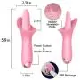 G Spot Clitoral Vibrator, Tongue Vibrator Stimulator, Soft Licking Clit Tickler Adult Sex Toys for Female Nipple Oral Sex Couples Solo Blowjob Orgasm Vaginal Anal Massager 10 Modes Whisper (Pink) G Spot Clitoral Vibrator, Tongue Vibrator Stimulator, Soft Licking Clit Tickler Adult Sex Toys for Female Nipple Oral Sex Couples Solo Blowjob Orgasm Vaginal Anal Massager 10 Modes Whisper (Pink)