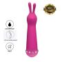 Cordless Personal Massager Handheld Electric Bunny Ear Massager, Stimulating C-lǐtōris Diamond Silicone 10 Frequency Vibrator Pink By Dwoon