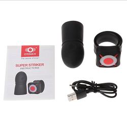 Cher9 Remote-7 Mode-Silicone-Penis-Head-Teaser-Dido-Vi`brãtórs s -Másságerr-Male-Six-Toy