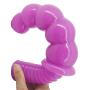 Lfcmf 11.02 Inch Extra Long Big Handsfree Personal Relax Massager PVC Toys with Handsfree Suction Cup Box Package (Color : Purple)