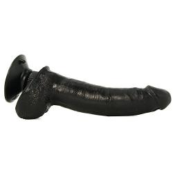 9"  Vibrating Black Dildo and JO H20 Water Based Lube (1 oz.)