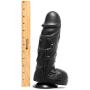 Master Cock Giant Black Dong, 10.5 Inch