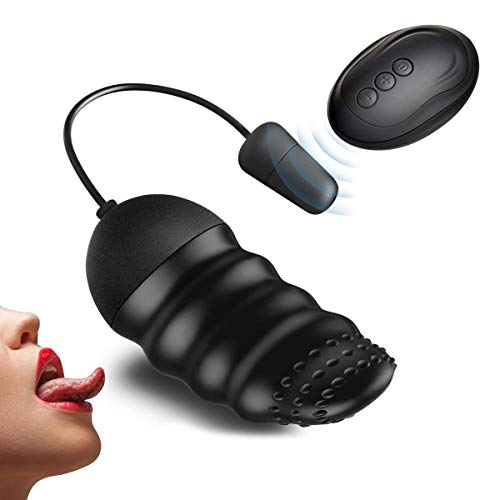 BOMBEX Vibrating Bullet Vibrator - Silicone Wireless Vibrant Adult Toy for Couples- Waterproof,Standby Modes,Adult Tongue Toys for Sex,Women,Black