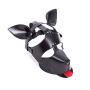 Leather Bondage Fetish Dog Mask, Black Full Face Breathable Restraint Head Hood, Sex Toys, for Unisex Adults Couples, BDSM/LGBT Cosplay Halloween Masquerade Mask