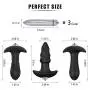 PHANXY 3 in 1 Vibrating Anal Butt Plug Kit with 7 Speed Bullet Vibrator Premium Anal Plug Trainer Kit Anal Sex Toy for Men Or Women Solo and Couple Fun PHANXY 3 in 1 Vibrating Anal Butt Plug Kit with 7 Speed Bullet Vibrator Premium Anal Plug Trainer Kit Anal Sex Toy for Men Or Women Solo and Couple Fun