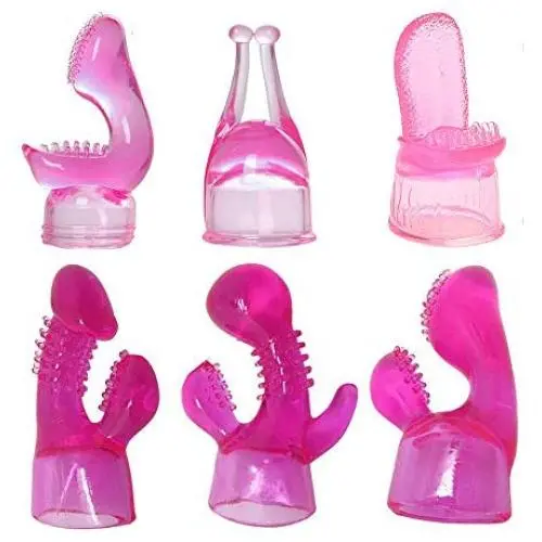 6 Style Silicone Accessories Attachments for Handheld Massager 6 Style Silicone Accessories Attachments for Handheld Massager