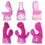 6 Style Silicone Accessories Attachments for Handheld Massager