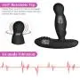UTIMI Vibrating Butt Plug Rotating Anal Sex Toys 16-Mode Rechargeable Prostate Massager Vibrators with Remote Control & Rotation & Heating Function for Men & Women