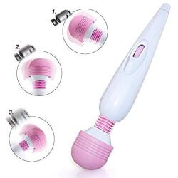 Mini Wand Massager Handheld Rechargeable for Sore Muscles Therapeutic Handheld Device, AV Vibrator for Women Vagina Clitoris Stimulator Adult Sex Toys