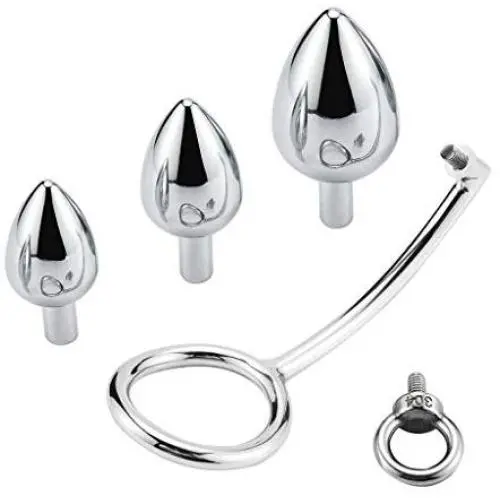 1SET Portable Stainless Steel Solid Metal Hook Delay RinDual-use Plug 1SET Portable Stainless Steel Solid Metal Hook Delay RinDual-use Plug