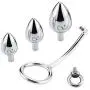 1SET Portable Stainless Steel Solid Metal Hook Delay RinDual-use Plug 1SET Portable Stainless Steel Solid Metal Hook Delay RinDual-use Plug