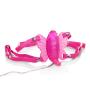 CalExotics Original Venus Butterfly Vibrator –Hands Free Strap On Personal Massager – Adult Fun Sex Toys for Couples - Pink