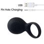 SVAKOM Tyler 100% Waterproof Rechargeable Powerful Vibrating Silicon Penis Ring Rabbit Cock Ring ,Clitoral Stimulate Massager Adult Products for Couples (Black)