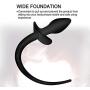 YiFeng Butt Plug Silicone Anal Plug with Dog Puppy Tails