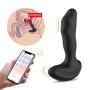 Male Vibrating Prostate Massager with 30 Vibration Modes, iball APP Remote Controlled Anal Vibrator Massager, Prostate Stimulator with 2 Intense Motors for P-Spot Testicles Perineum Stimulation