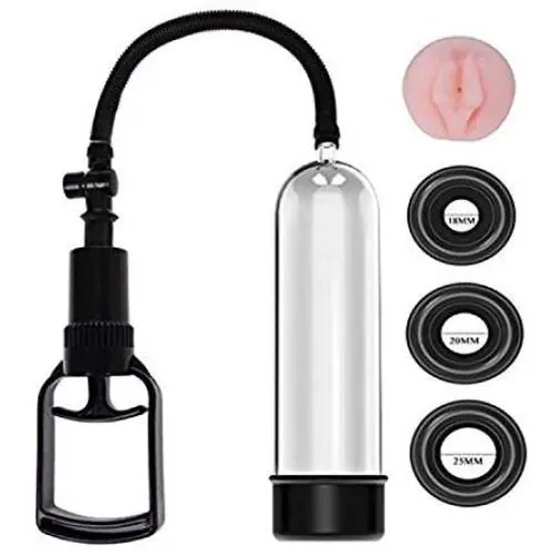 AIWOT-ZDQ Yshy-zxds Male Electric Pénǐs Air Enlarger Extender Pumps Man Pumps Enlargers for Bigger Growth (with 3 Different Silicone Rings) AIWOT-ZDQ Yshy-zxds Male Electric Pénǐs Air Enlarger Extender Pumps Man Pumps Enlargers for Bigger Growth (with 3 Different Silicone Rings)