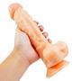 JSCRlove 9.1 Inch Realistic Ultra Soft-Ďîldɔ Flesh Realistic Dual Density Toy Realistic Soft Suction Cup Toy Women Socks