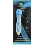 Body Innovations Thrill Rechargeable Personal Massager, Aqua Blue/White