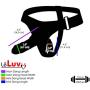 LeLuv Female Strap On Double Dongs Adjustable Harness