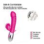 Sekslife 100% High Quality Silent Rotating & Thrusting Wand Vibrantor for Women Cordless Relaxing Toy Rechargeable 7 Multi-Frequency Toys Discreet Package