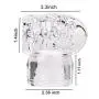 Massager Attachments, Massager Accessories Accessory Attachment Silicone- Two Different Styles (Clear)