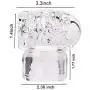 Massager Attachment Massage Accessories Head Caps Attachments Silicone Accessory -Two Different Styles (Clear/2PCS /Set)