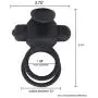 Penis Ring Vibrating Cock Ring Silicone Bullet Vibrator Sex Toy for Couples